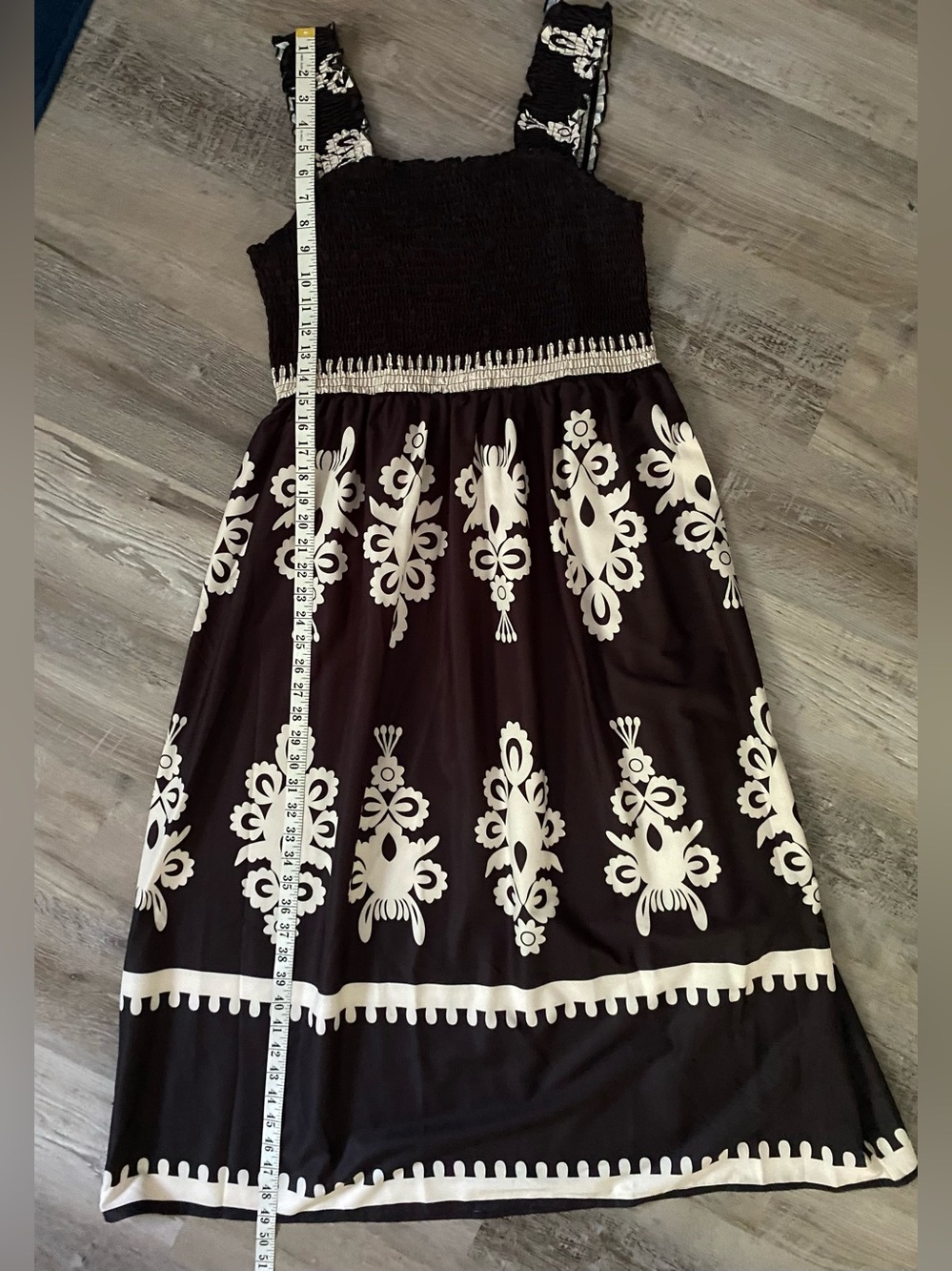 Summer Boho Maxi Dress
Sleeveless Pull On Black & White Woman's Size XL - Picture 6 of 10